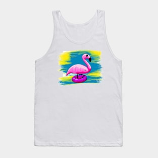 Flamingo Float Tank Top